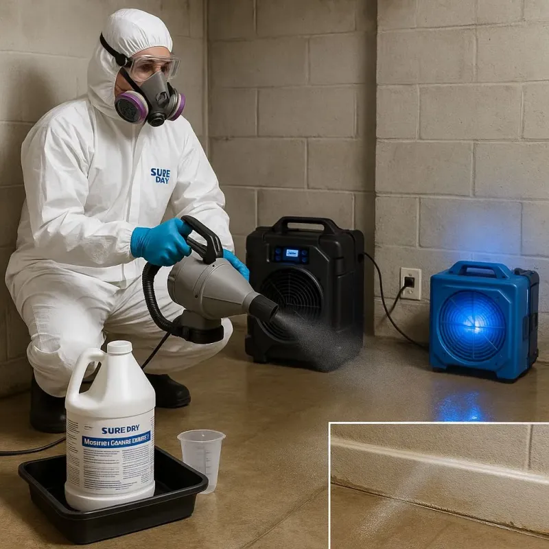 Sanitization and Odor Removal process in Middlebush, NJ